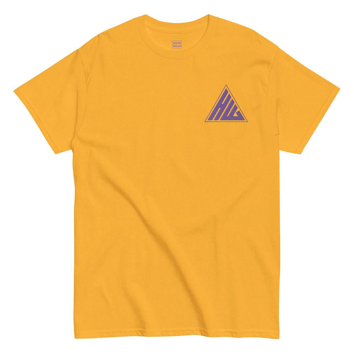 “Job's Not Finished” Embroidered T-shirt - Yellow