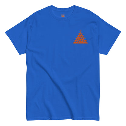 “The City That Never Sleeps” Embroidered T-shirt - Blue